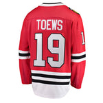 Fanatics - Maillot Breakaway Jonathan Toews des Blackhawks de Chicago pour hommes (879M CBHH H37 T19) 