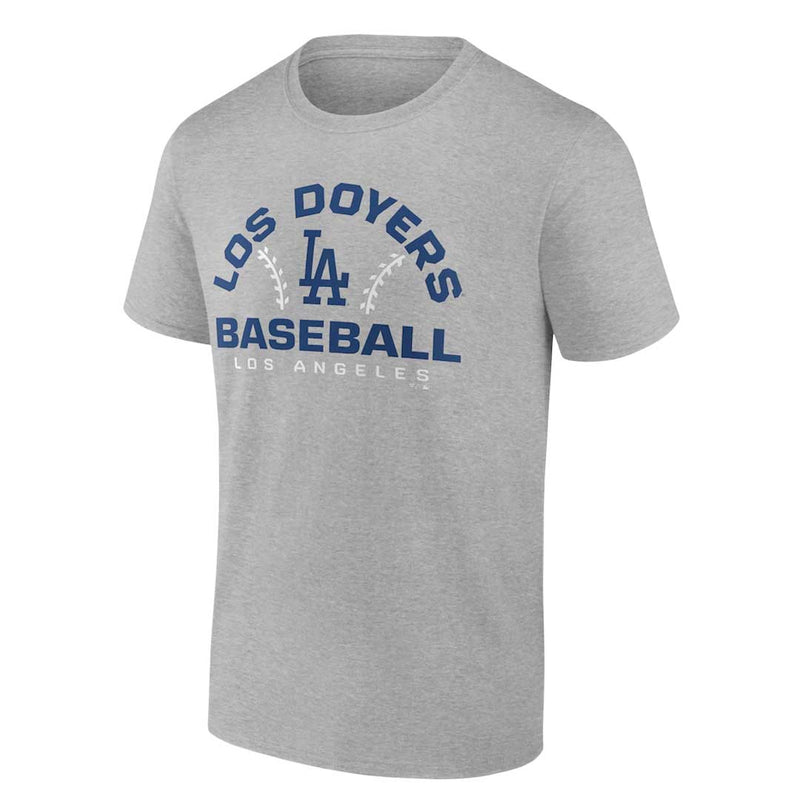 Fanatics - T-shirt à manches courtes pour homme avec logo des Dodgers de Los Angeles (QF6E 0103 LD 08M)