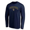 Fanatics - Men's Milwaukee Brewers Arched Logo Long Sleeve T-Shirt (QFC5 4506 MZB K07)