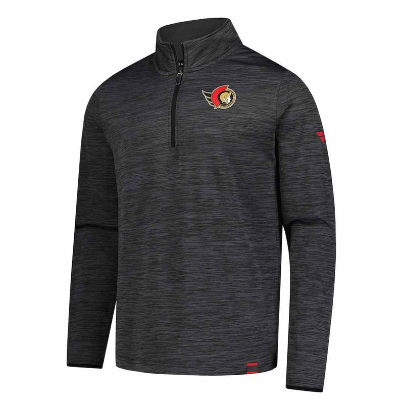 Fanatics - Men's Ottawa Senators Lightweight 1/4 Zip Sweater (00IE 914A 2G2 02Y)