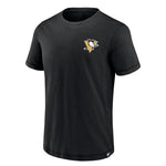 Fanatics - T-shirt à manches courtes pour homme des Penguins de Pittsburgh (00ER 127A 2GT 06E)