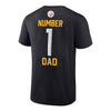 Fanatics - Men's Pittsburgh Steelers Short Sleeve Number 1 Dad T-Shirt (QF6E 127A 7L 5FF)