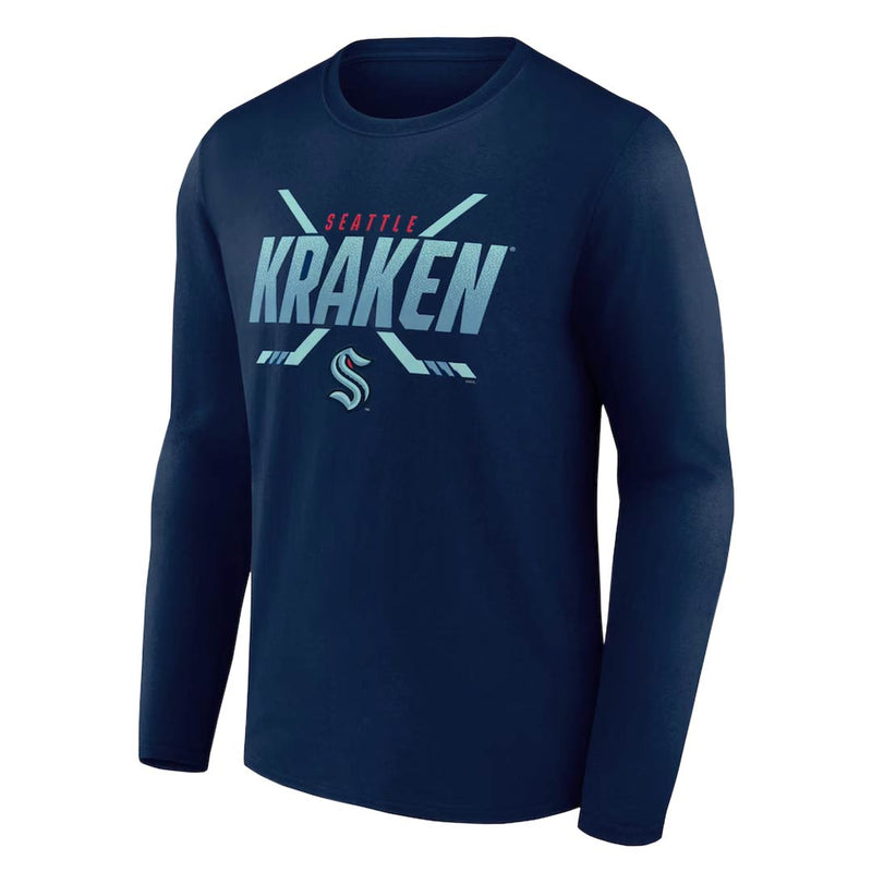 Fanatics - Men's Seattle Kraken Long Sleeve T-Shirt (3R51 4507 2GO 3OJ)