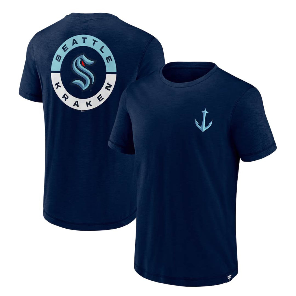 Fanatics - T-shirt à manches courtes Seattle Kraken pour homme (00ER 4507 2GO 06E)