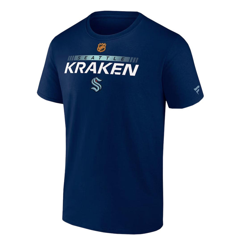 Fanatics - T-shirt à manches courtes Seattle Kraken pour homme (MA86 4507 2GO 05D)