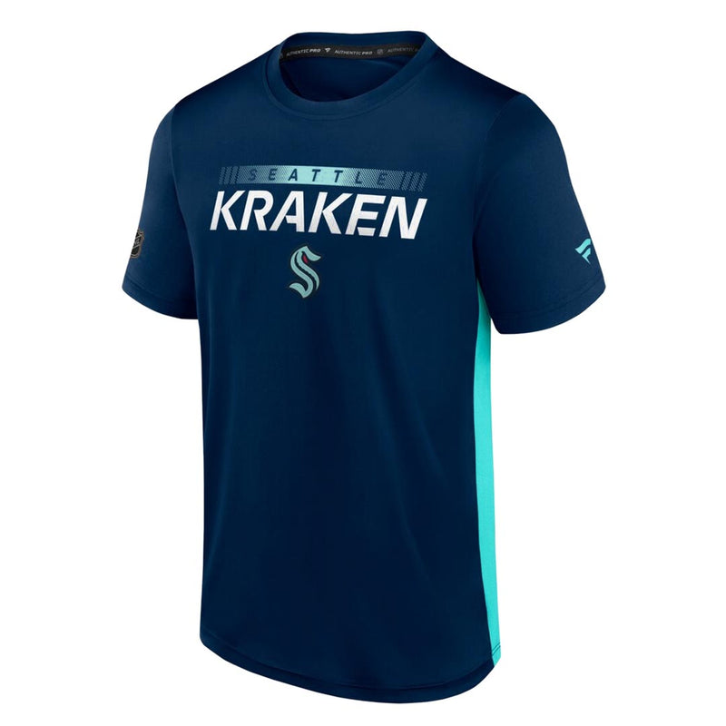 Fanatics - T-shirt technique Seattle Kraken Pro pour homme (MZL7 EF33 2GO 1OM)