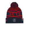 Fanatics - Bonnet à pompon à revers pour homme des Jets de Winnipeg (00PB 4512 2GN 1K1)