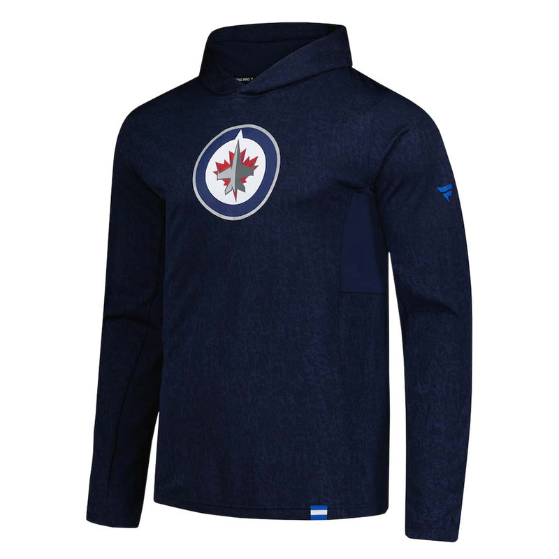 Fanatics - Sweat à capuche léger pour homme des Jets de Winnipeg (00IC 4506 2GN 02W)