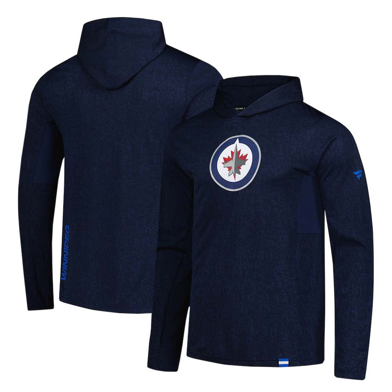 Fanatics - Sweat à capuche léger pour homme des Jets de Winnipeg (00IC 4506 2GN 02W)