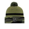 Fanatics - Men's Winnipeg Jets Military Appreciation Cuff Pom Beanie (121U EF67 2GN KIK)