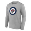 Fanatics - T-shirt à manches longues pour homme des Jets de Winnipeg (3R51 0103 2GN 71M)