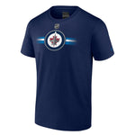 Fanatics - T-shirt à manches courtes pour homme des Jets de Winnipeg (MA86 4506 2GN 037)