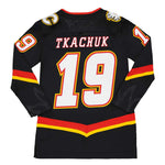 Fanatics - Maillot Matthew Tkachuk Breakaway n° 19 des Flames de Calgary pour femmes (879W 00M2 H35 005) 