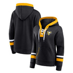 Fanatics - Sweat à capuche à lacets pour femme des Penguins de Pittsburgh (3ZCC 1096 2GT 3N9)