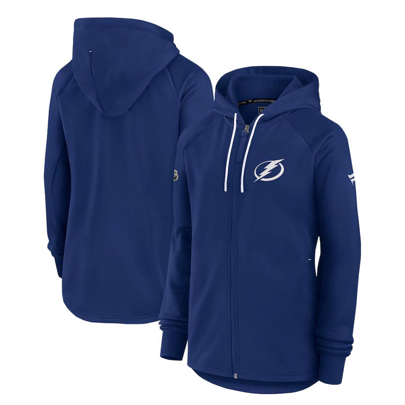 Fanatics - Sweat à capuche zippé pour femme Tampa Bay Lightning (00KS 01D5 2GK 033)