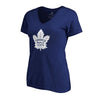 Fanatics - Women's Toronto Maple Leafs Primary Logo V-Neck T-Shirt (3A40 4506 2GZ 71M)