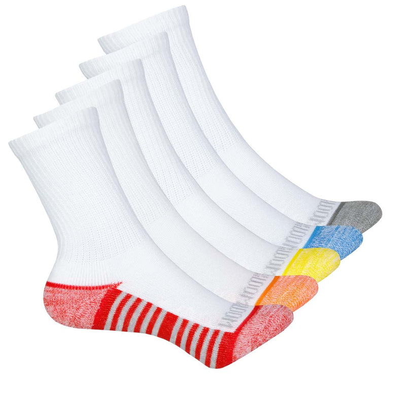 Fruit Of The Loom - Lot de 20 chaussettes ras du cou pour enfants (FRB10295CK WHAST) 