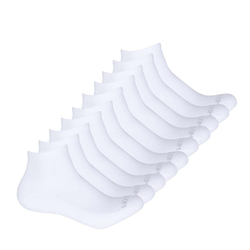 Fruit Of The Loom - Lot de 10 chaussettes pour femmes (FRW10012QX BLANC) 