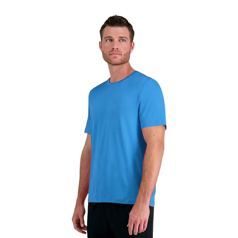 Haggar - T-shirt de performance à manches courtes Active Flex pour homme (HE00000 440)