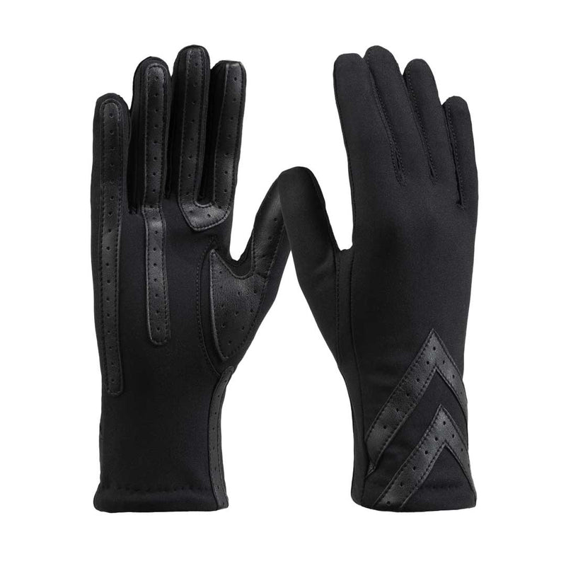 Isotoner - Women's Smartdri Smartouch Spandex Gloves (3H119 BLK)