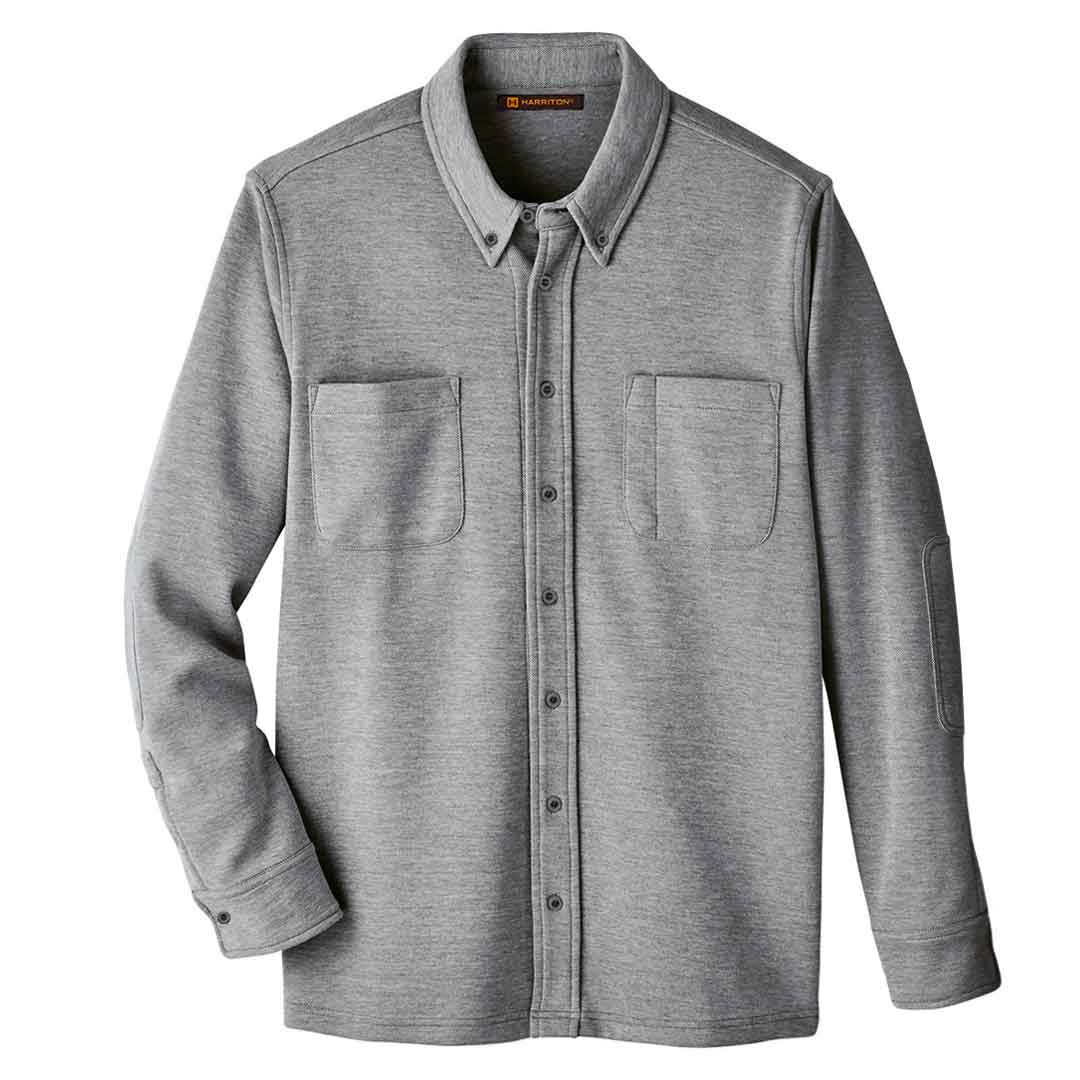 Harriton - Men's StainBloc Pique Fleece Shirt Jacket (M708 MZ 
