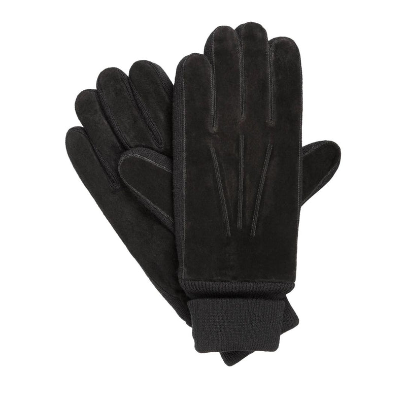 Isotoner - Men's Thinsulate Lined Suede Gloves (72036 BLK)