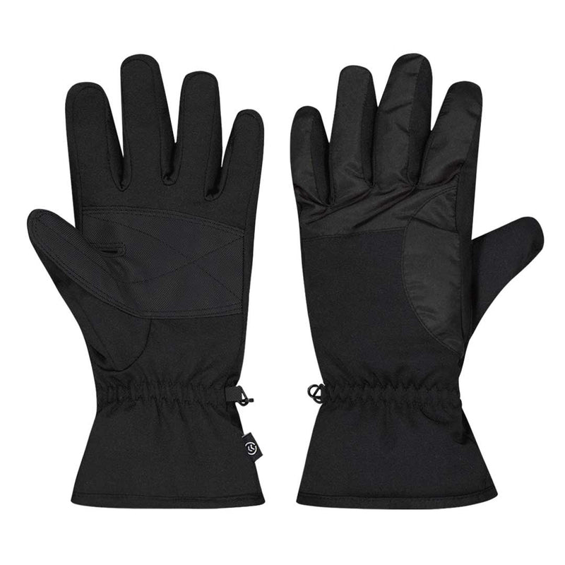 Isotoner - Men's Waterproof Ski Gloves (7H726 BLK)