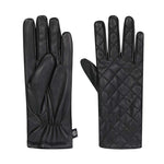 Isotoner - Women's Diamond Quilted Faux Nappa Gloves (20585 BLK)