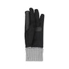 Isotoner - Gants pour femme en élasthanne avec poignets en tricot (30513 BLK)