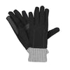 Isotoner - Women's Spandex With Knit Cuff Gloves (30513 BLK)