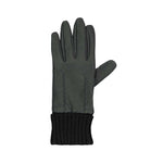 Isotoner - Gants pour femme en élasthanne avec poignets en tricot (30513 CHAR)