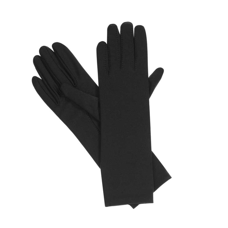 Isotoner - Gants extensibles et fins à 3 boutons pour femme (22766 BLK)