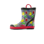 Kamik - Kids' (Preschool) Monsters Rain Boots (EK6113 BLK)