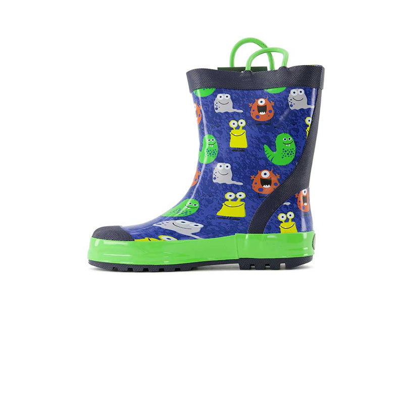 Kamik - Bottes de pluie Monsters pour enfant (préscolaire) (EK6113 BLU)