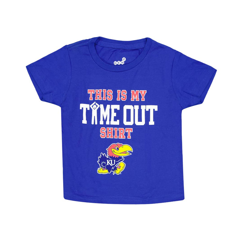 Kids' (Toddler) Kansas Jayhawks Time Out T-Shirt (K4SAKWF95)