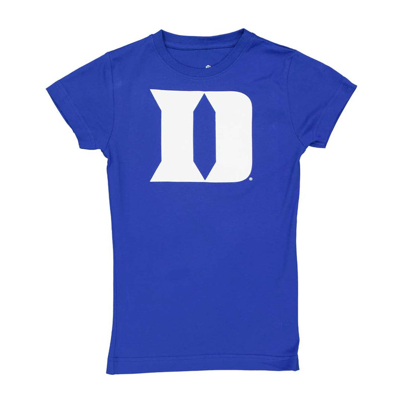 Girls' (Junior) Duke Blue Devils Faded Logo Short Sleeve T-Shirt (K8TPNL351)