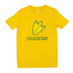 Kids' (Junior) Oregon Ducks Short Sleeve Logo T-Shirt (K8TAM20K)