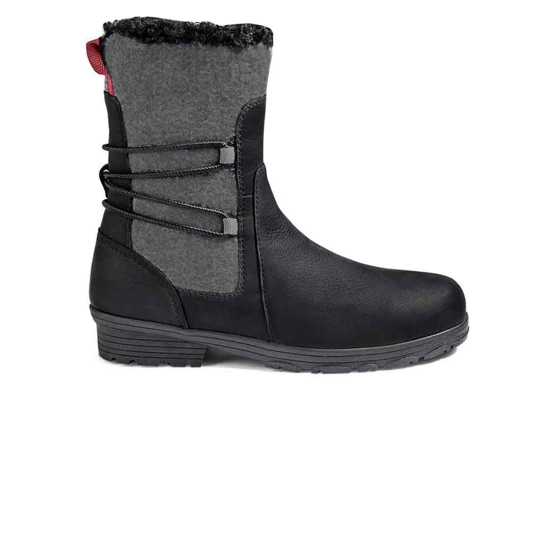 Black snow boots womens hotsell