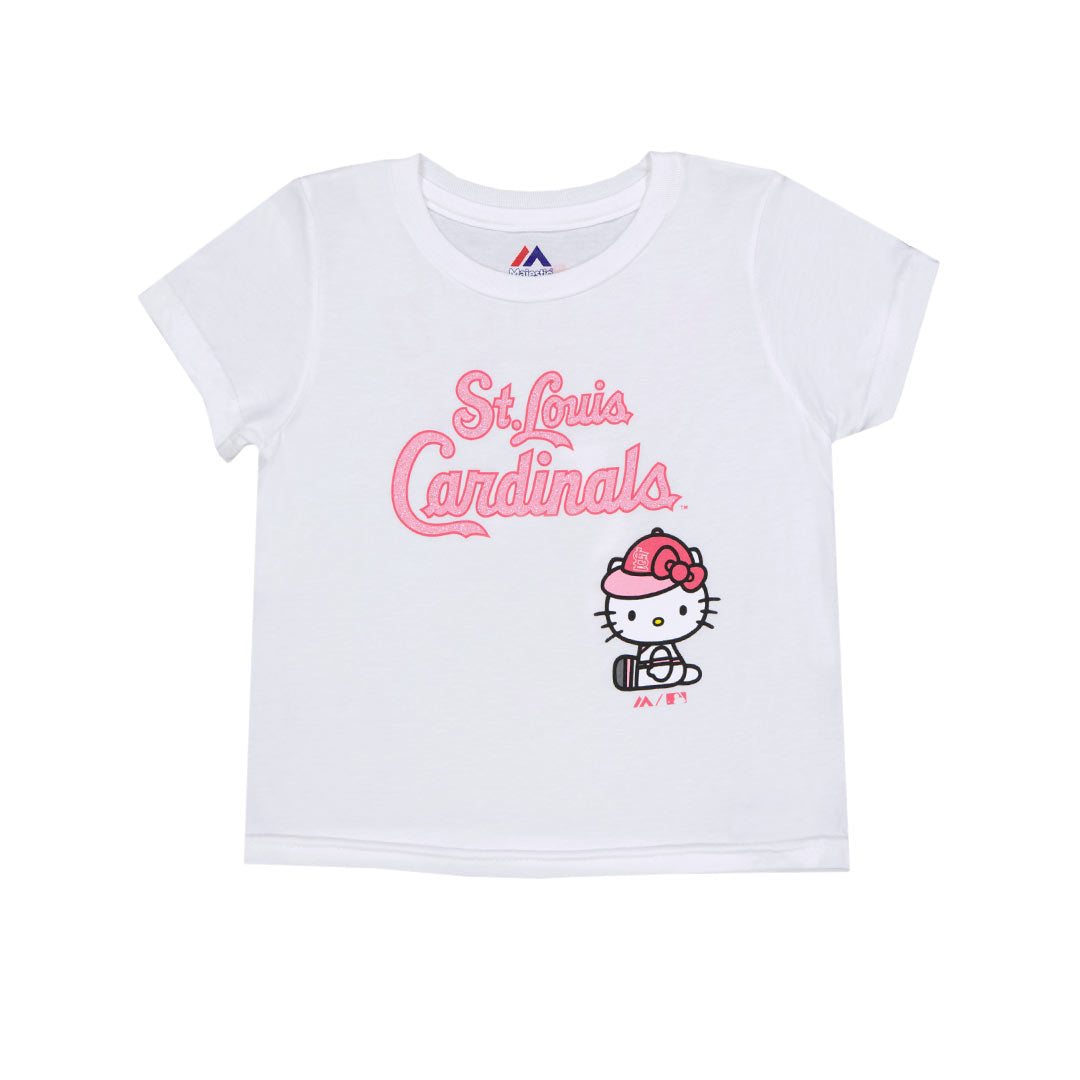 MLB Girls St. Louis Cardinals Hello Kitty T Shirt