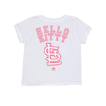 MLB - T-shirt Hello Kitty des Cardinals de Saint-Louis pour filles (tout-petits) (M4C4XEE10)