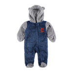 MLB - Kids' (Infant) Detroit Tigers Game Nap Teddy Fleece Full Zip Sleeper (HK3N1FE7F DET)