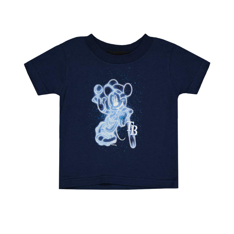 MLB - T-shirt Mickey Mouse des Rays de Tampa Bay pour enfants (bébés) (KTBMICKEY-INF)