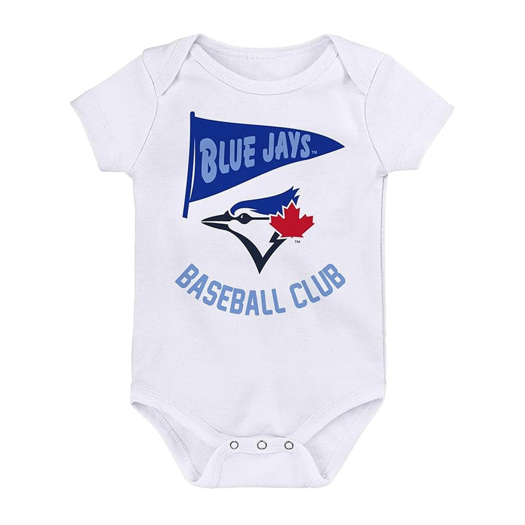 MLB - Kids' (Infant) Toronto Blue Jays Fan Pennant 3 Pack Creeper Set (HK3I1SC3W TBJ)