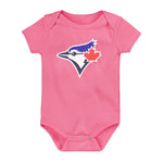 MLB - Girls' (Infant) Toronto Blue Jays Home Run Baby 3 Pack Creeper Set (HK3I1SC4A TBJ)