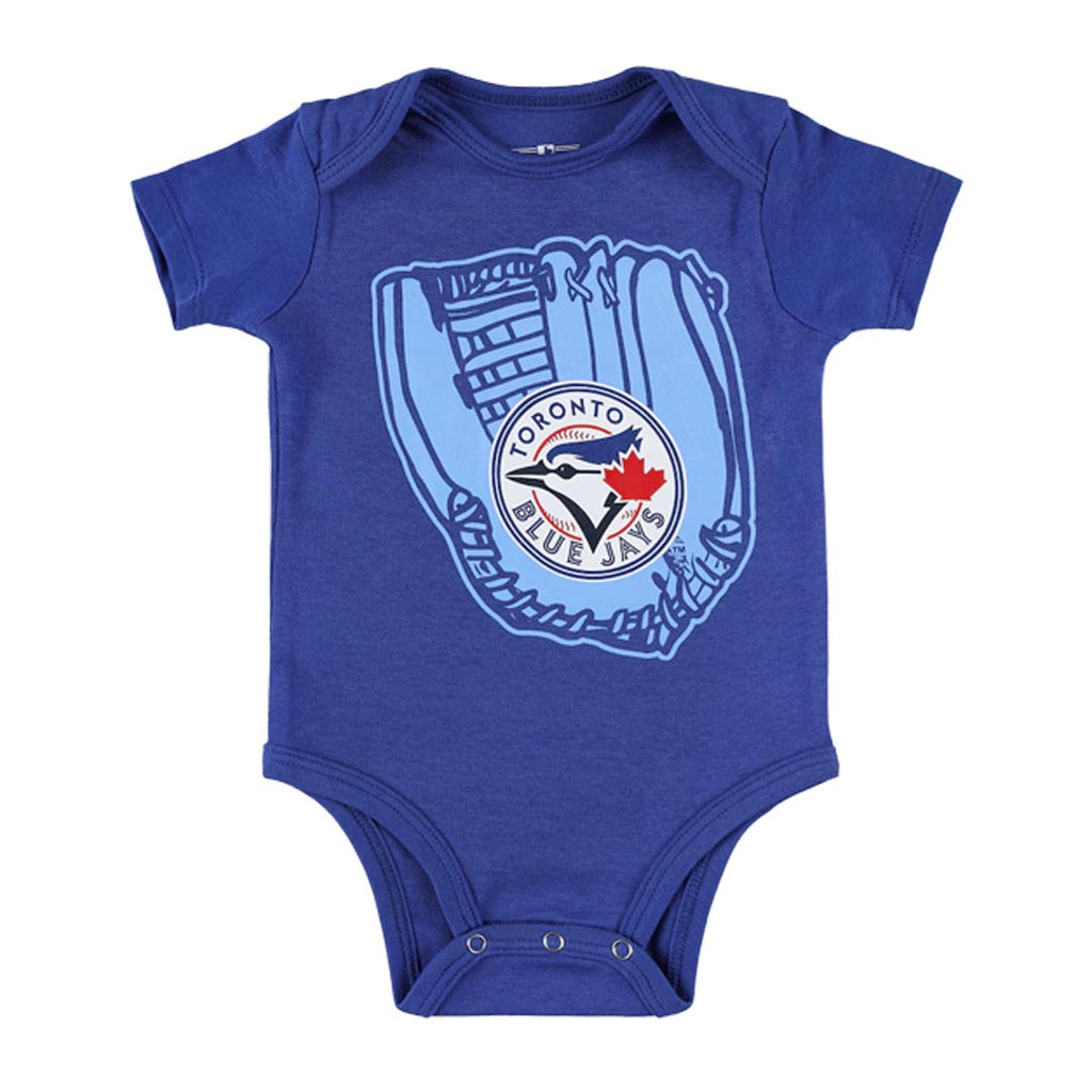 MLB - Kids' (Infant) Toronto Blue Jays Minor League Player 3 Pack Creeper Set (HK3N1SCJ7 TBJ)