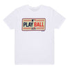 MLB - T-shirt de baseball pour enfants (junior) des États-Unis (KUSABASEBALL-WHT) 