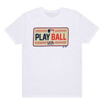 MLB - Kids' (Junior) USA Baseball T-Shirt (KUSABASEBALL-WHT)