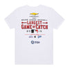 MLB - T-shirt de baseball pour enfants (junior) des États-Unis (KUSABASEBALL-WHT) 