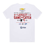 MLB - T-shirt de baseball pour enfants (junior) des États-Unis (KUSABASEBALL-WHT) 