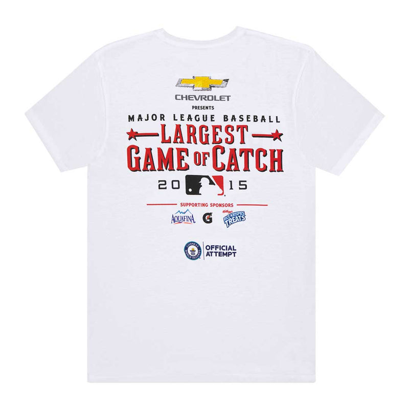 MLB - T-shirt de baseball pour enfants (junior) des États-Unis (KUSABASEBALL-WHT) 